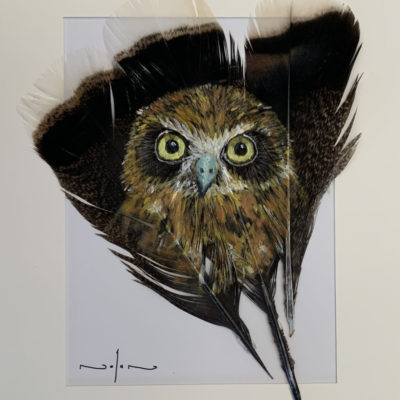 Painting on Feathers