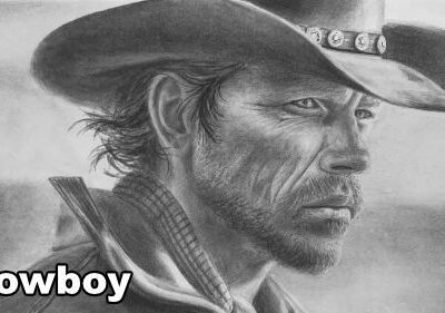 How to Draw a Cowboy Portrait