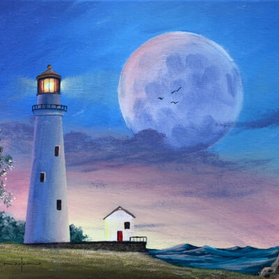 How to Paint a Lighthouse in Acrylic