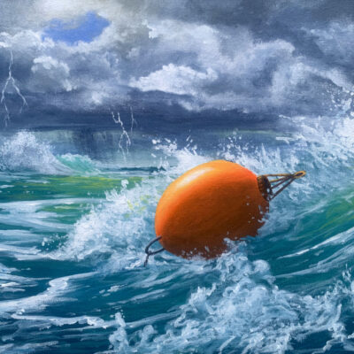 Paint a Stormy Sea in Acrylic